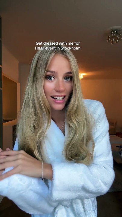 Advertisement for @H&M. Fully dressed in H&M for their amazing event last weekend in Stockholm #hm