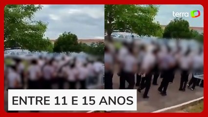 Alunos de colégio militar cantam música sobre matar e são incentivados por PMs