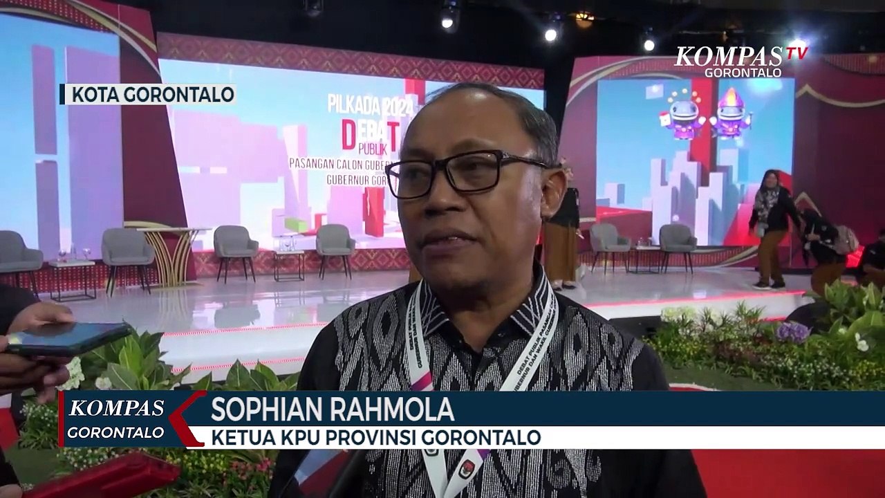 Debat Pamungkas Paslon Cagub dan Cawagub di Pilgub Gorontalo Berjalan Aman dan Lancar