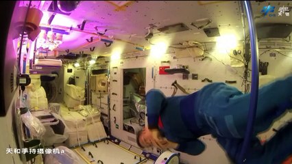 Astronot Shenzhou-19 China, Hidup Teratur di Luar Angkasa