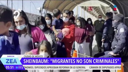 Claudia Sheinbaum defiende a migrantes y busca reunión con Donald Trump