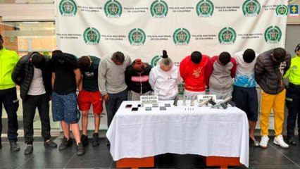 A la cárcel 12 integrantes ‘Los Maracuchos’, sanguinaria banda que delinquía en Bogotá