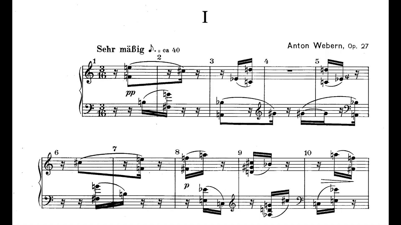 Anton Webern - Variations op.27