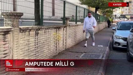 Kayseri'de amputede milli gurur yaşatan öğretmen ilham kaynağı oluyor