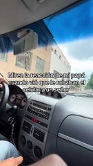 Grabó cómo su papá enfrentó a un ladrón para recuperar el celular que robaron a un señor