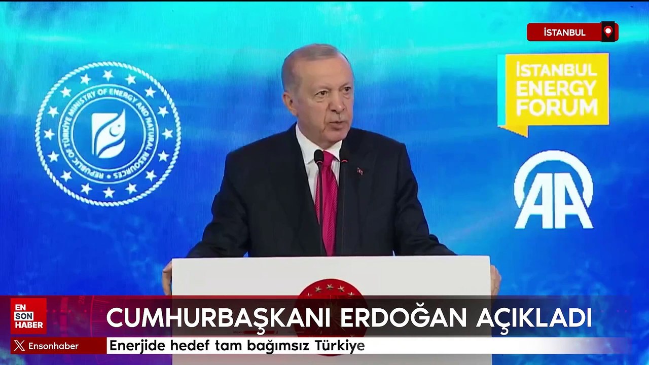 Cumhurbaşkanı Erdoğan: Enerjide hedef tam bağımsız Türkiye