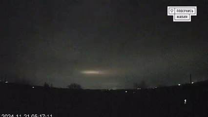 Misil balístico hipersónico sin carga nuclear impacta en Dnipró