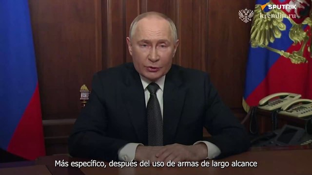 Putin confirma el ataque a Ucrania con un misil balístico hipersónico sin carga nuclear