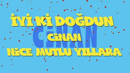 İyi ki doğdun CİNAN - İsme Özel Ankara Havası Doğum Günü Şarkısı (FULL VERSİYON) (REKLAMSIZ)