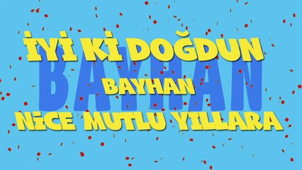 İyi ki doğdun BAYHAN - İsme Özel Ankara Havası Doğum Günü Şarkısı (FULL VERSİYON) (REKLAMSIZ)