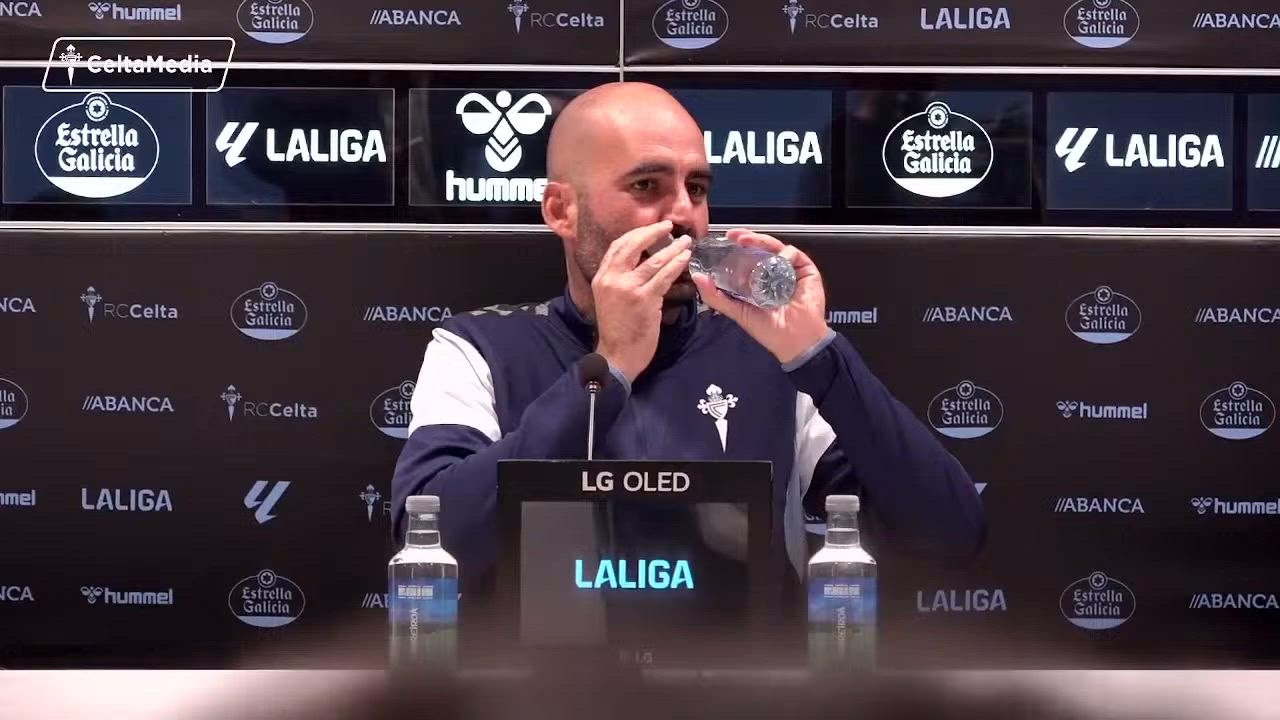 Rueda de prensa de Claudio Giráldez previa al Celta vs. Barcelona