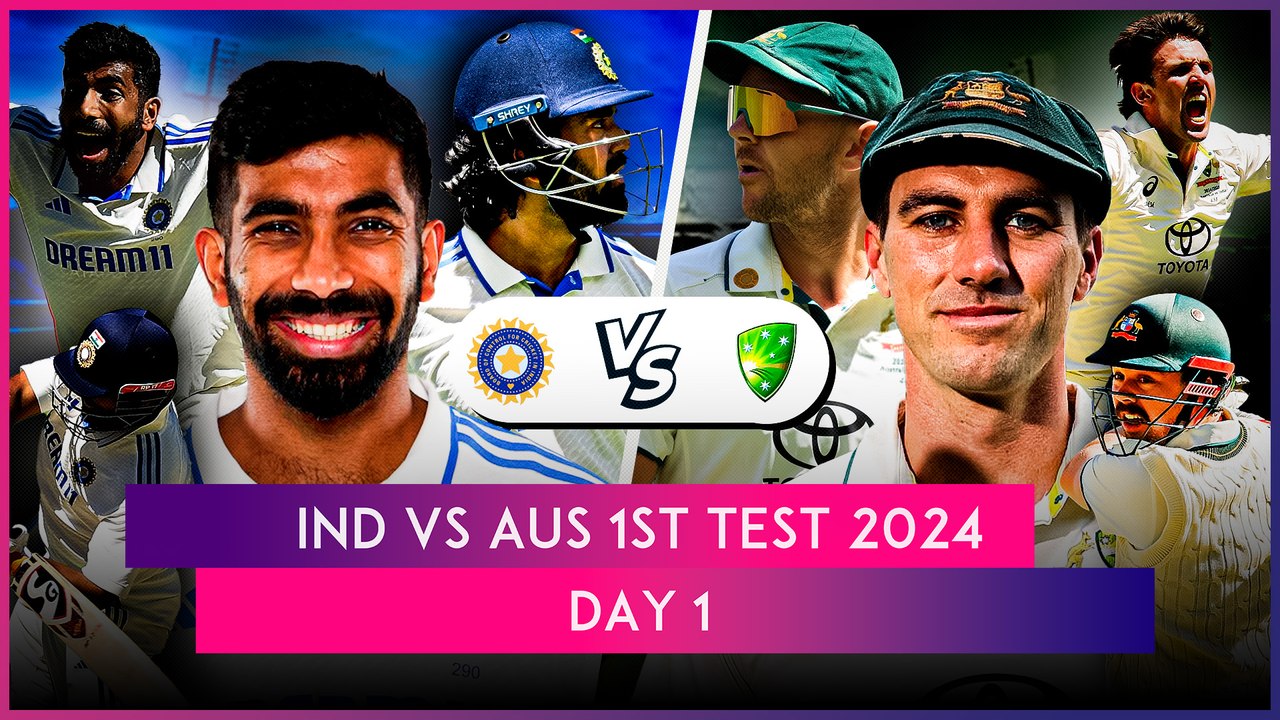 IND vs AUS 1st Test 2024 Day 1 Stat Highlights India Fightback After