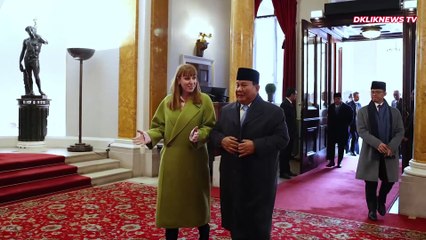 Prabowo Penuhi Undangan Santap Siang bersama Wakil PM Inggris di Lancaster House