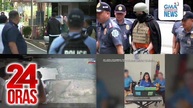 24 Oras: (Part 1) VP Duterte, nagpalipas ng magdamag sa Batasan para bisitahin ang OVP chief-of-staff; Bagong medical furlough ni Quiboloy; 7-anyos na aksidenteng nabaril ng menor de edad na kuya; Tulong para sa mga nasalanta ng bagyo sa Luzon, atbp.