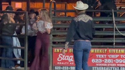 Surprise proposal at rodeo event brings a romantic twist to the evening