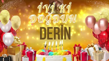 DERİN - Doğum Günün Kutlu Olsun Derin
