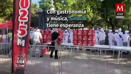 Habitantes de Culiacán, preparan una tonelada de aguachile para apoyar la paz