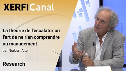 La théorie de l'escalator où l'art de ne rien comprendre au management [Norbert Alter]