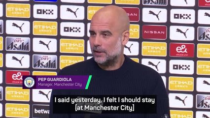 Guardiola will stay at Manchester City even if relegated