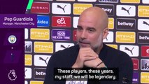 We will be legendary - Guardiola reminisces on City success