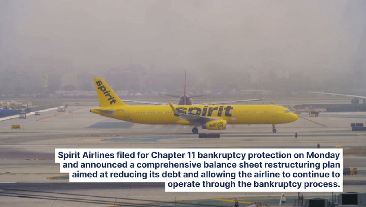 Spirit Airlines CEO Gets $3.8 Million Bonus 1 Week Before Company Files Bankruptcy