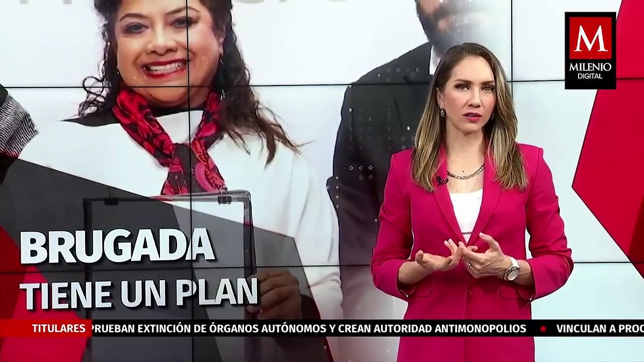 Clara Brugada presentó un plan para mejorar la seguridad en el metro