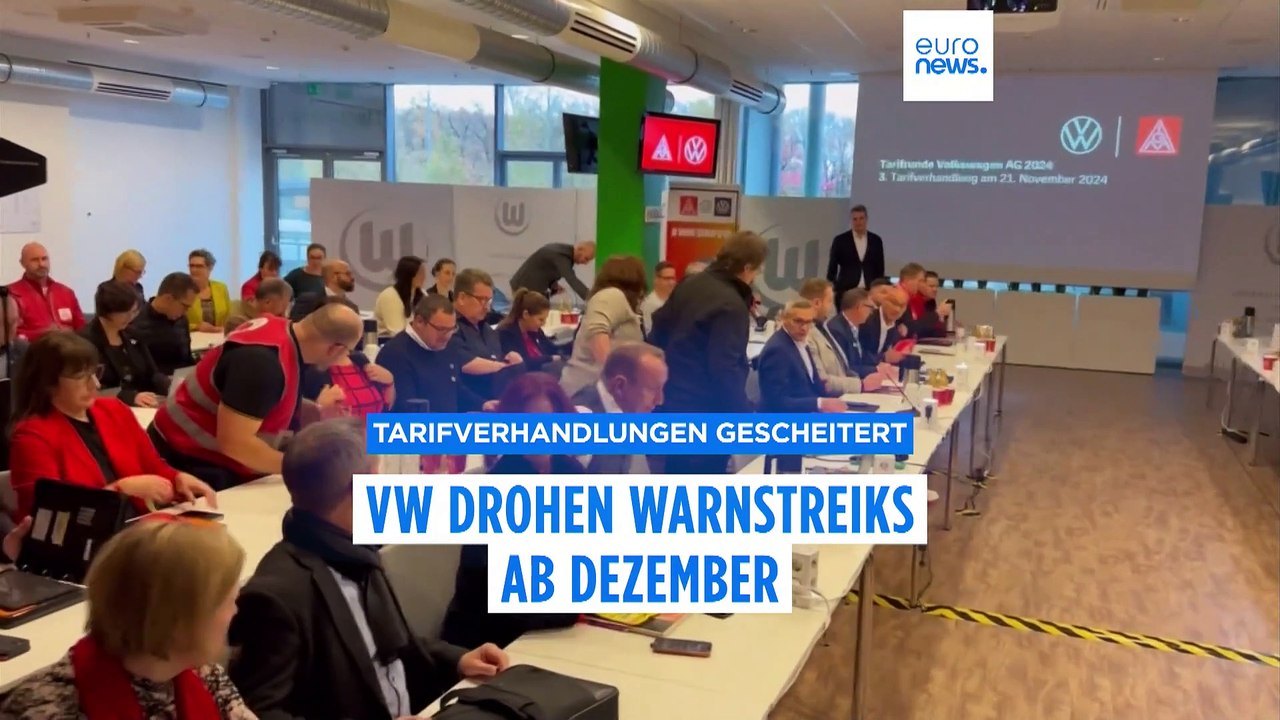 Tarifverhandlungen gescheitert: VW drohen Warnstreiks ab Dezember