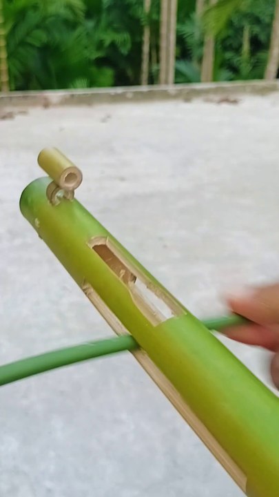 Bamboo creation with powerfull slingshots
