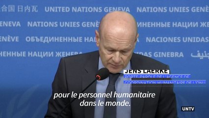 Record de 281 travailleurs humanitaires tués dans le monde en 2024, selon l'ONU