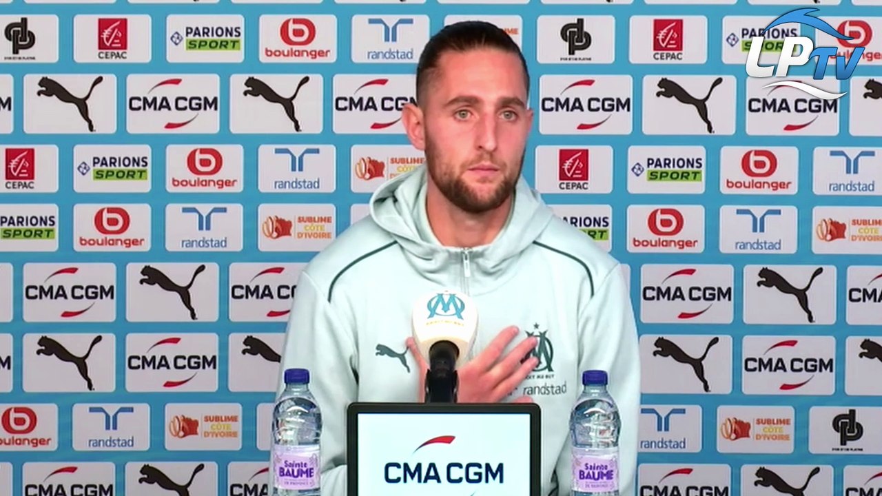 Integrale de la conférence de presse d'Adrien Rabiot et Roberto De Zerbi avant avant le déplacement à Lens.