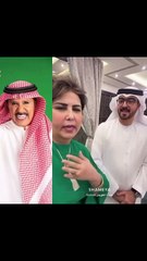 فجر السعيد تمازح عبدالله بالخير