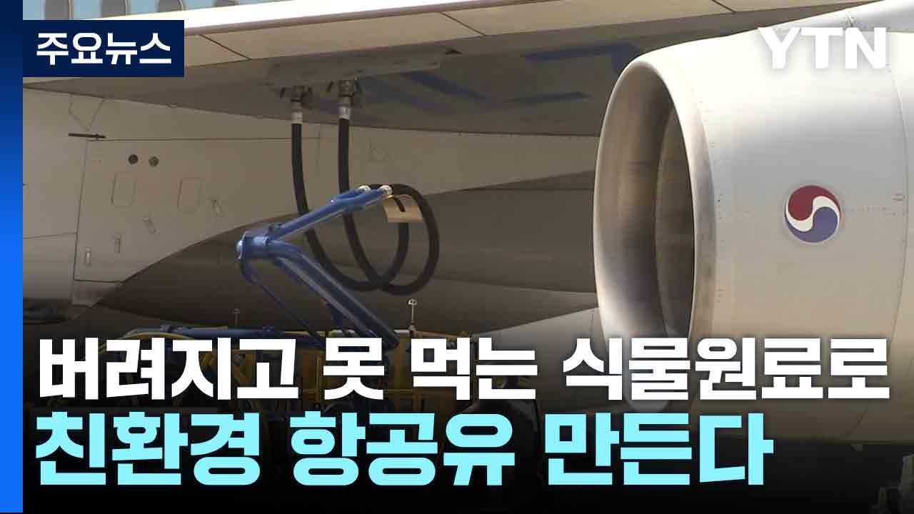 버려지고 못 먹는 식물원료로 친환경 항공유 만든다 / YTN