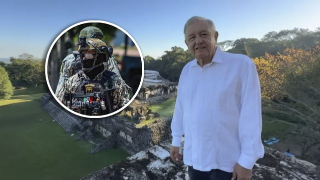 Claudia Sheinbaum habla sobre el cuerpo militar que resguarda la casa de AMLO en Chiapas