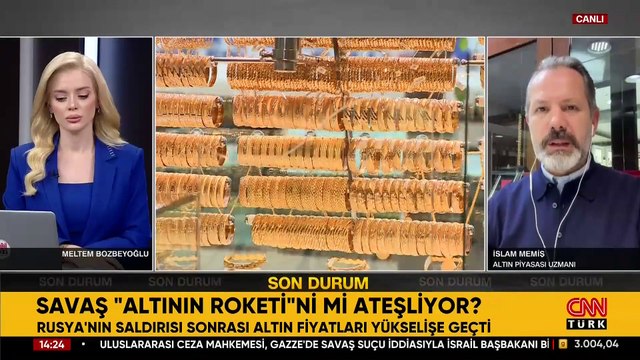 SON DAKİKA! Altın fiyatları Ukrayna Rusya geriliminde nereye gidiyor? İslam Memiş altın fiyatlarını yorumladı