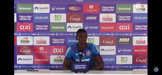 VÍDEO: Com o Bahia passando por um mau momento na Série A, zagueiro Kanu afirma: "A gente não pode mais abaixar a guarda"