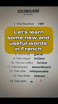 Let's learn some new and useful words in French🇨🇵|Learn and speak french with Alain and Moh 😀