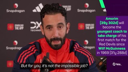 'Dreamer' Amorim believes he's 'the right man' for United