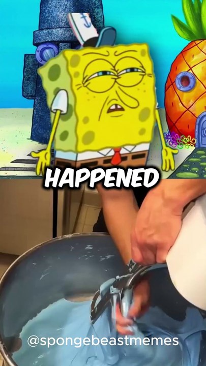 MrBeast's Kitchen EXPLODED! SpongeBob Builds GOLDEN Kitchen! 🔥👨‍🍳
