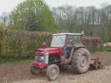 Rotovateur avec le mf 168