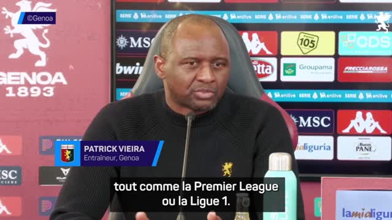 Genoa - Patrick Vieira évoque ses retrouvailles avec Mario Balotelli
