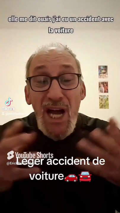 Léger accident de voiture 🚗😛