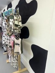 Rachel Stanton's new shop selling country-themed children's clothing at Whiteball Garage