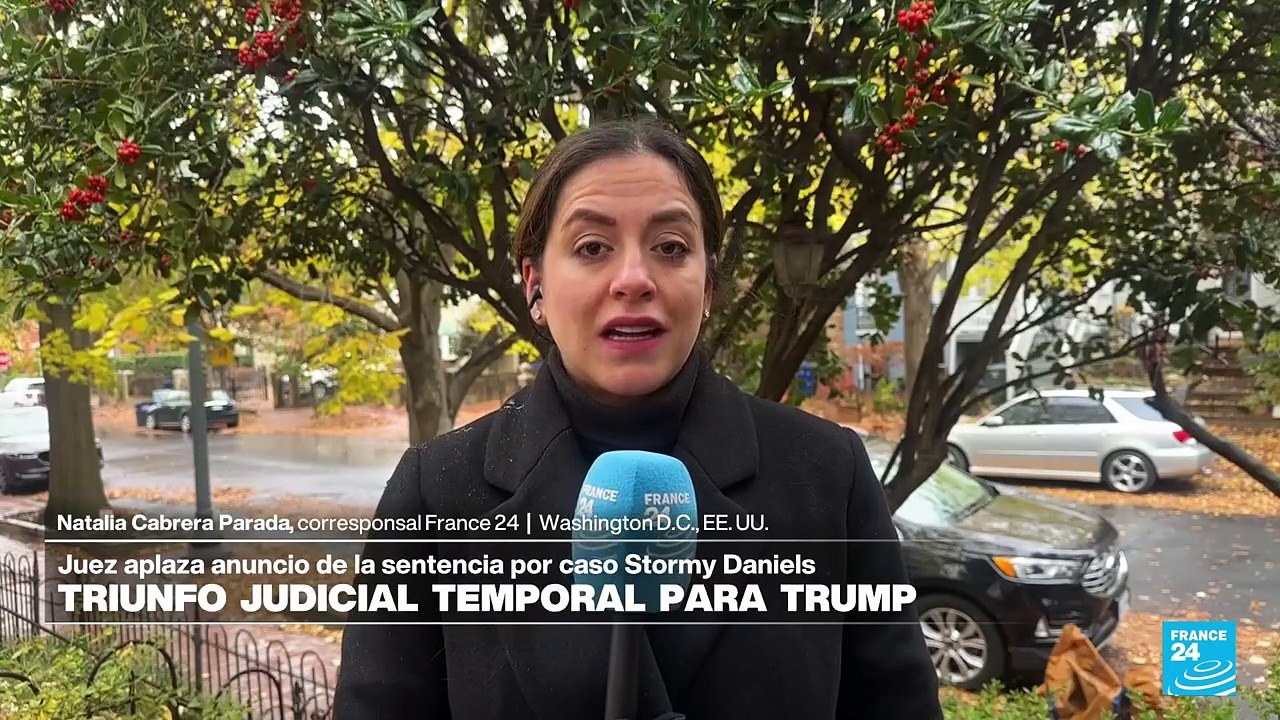 Informe desde Washington: juez aplaza indefinidamente sentencia contra Trump por caso Stormy Daniels