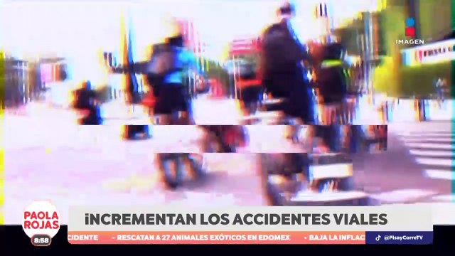 Incrementan los accidentes viales en la CDMX