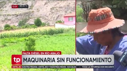 ​La Paz: ”Con nuestras manos tenemos que cosechar verduras”, dicen comunarios de Río Abajo ante la falta de diésel 