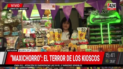 "El 'Maxi Chorro': El ladrón de kioscos que aterroriza Ramos Mejía"