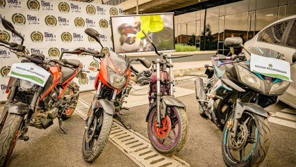 VIDEO | Caen los 'Skarface' y 'Ramses': hurtaban motos en Bogotá haciéndose pasar por pasajeros