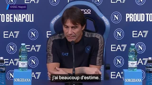 Naples - Conte : Je suis heureux d'affronter Ranieri