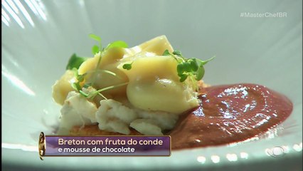 Alê e Matheus fazem boas sobremesas com sabor sutil da fruta-do-conde