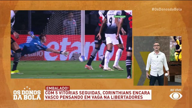 Confira a provável escalação do Corinthians para encarar o Vasco